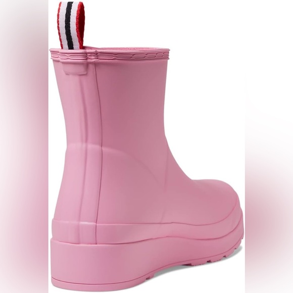 HUNTER ORIGINAL PLAY SHORT BOOTS IN PINK FIZZ 6 37 EU - Picture 4 of 9